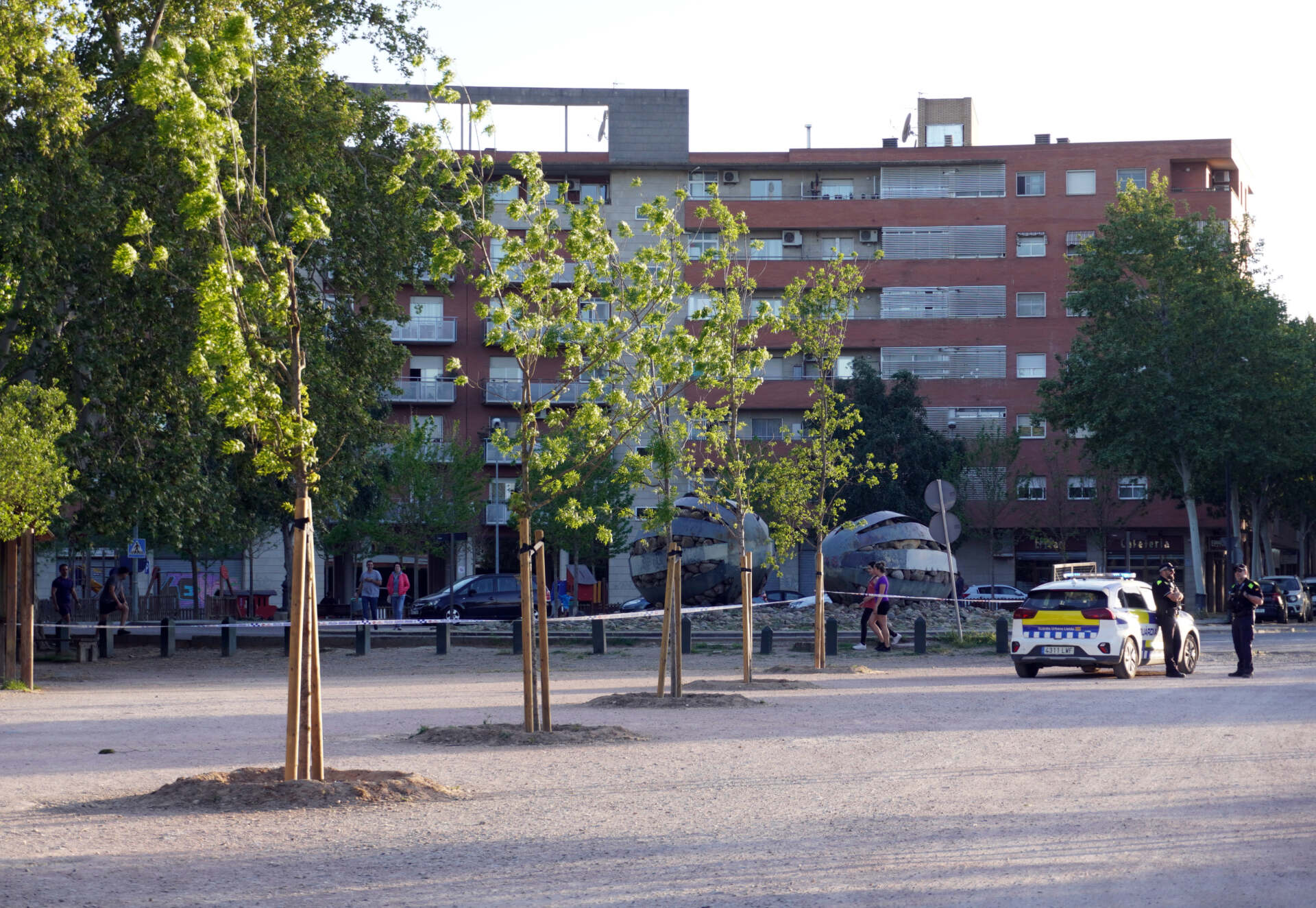 Important: Tanquen els accessos al parc de la Mitjana de Lleida