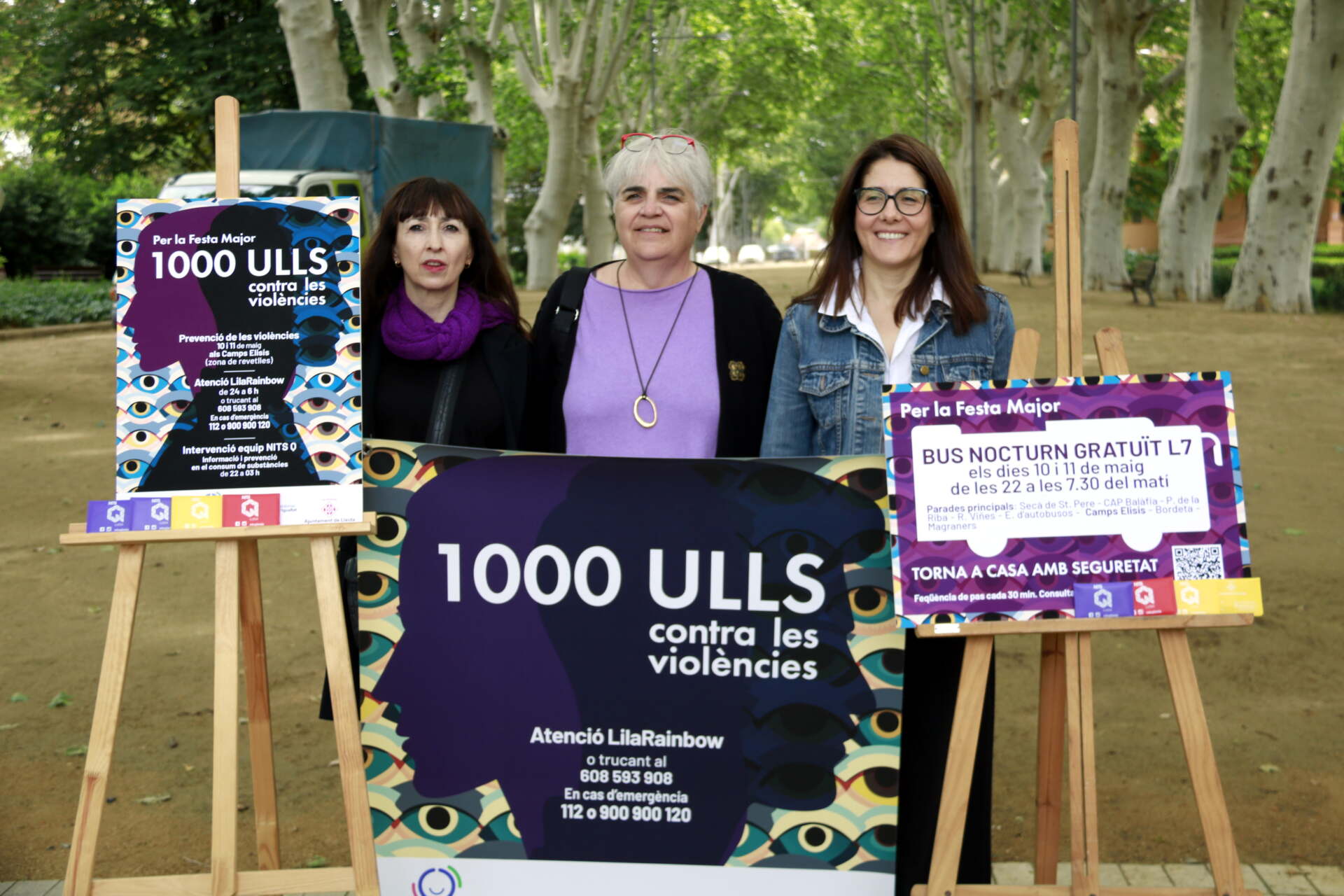 Punts lila i un bus nocturn gratuït per evitar violències masclistes duran la Festa Major de Lleida