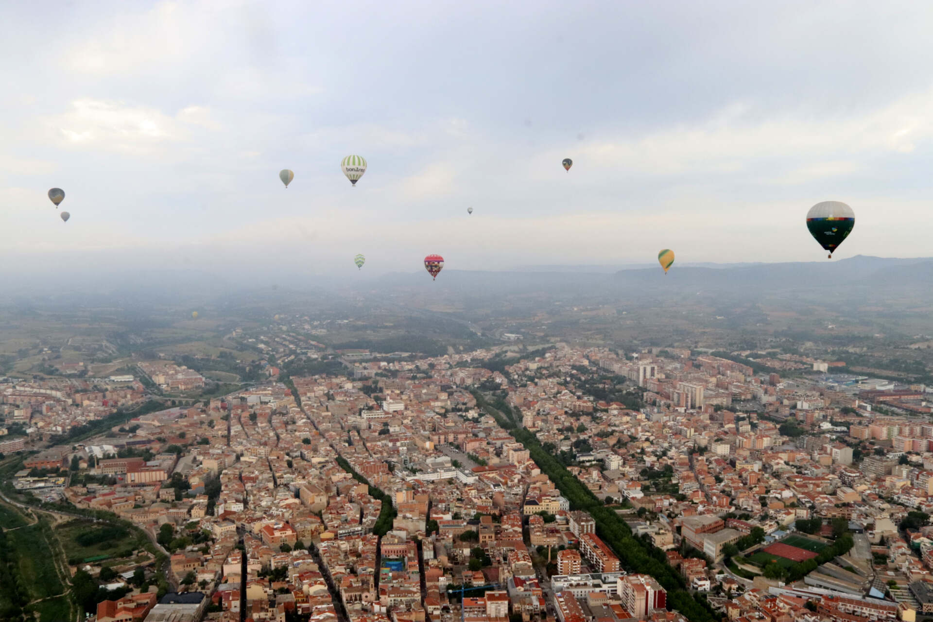 Competició de globus aerostàtics a Catalunya