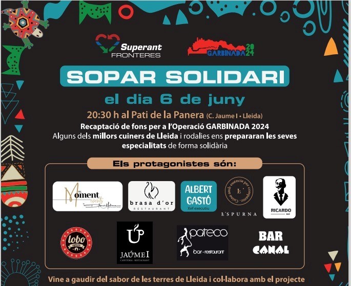 Lleida celebra el sopar solidari per a un projecte sanitari a Gàmbia