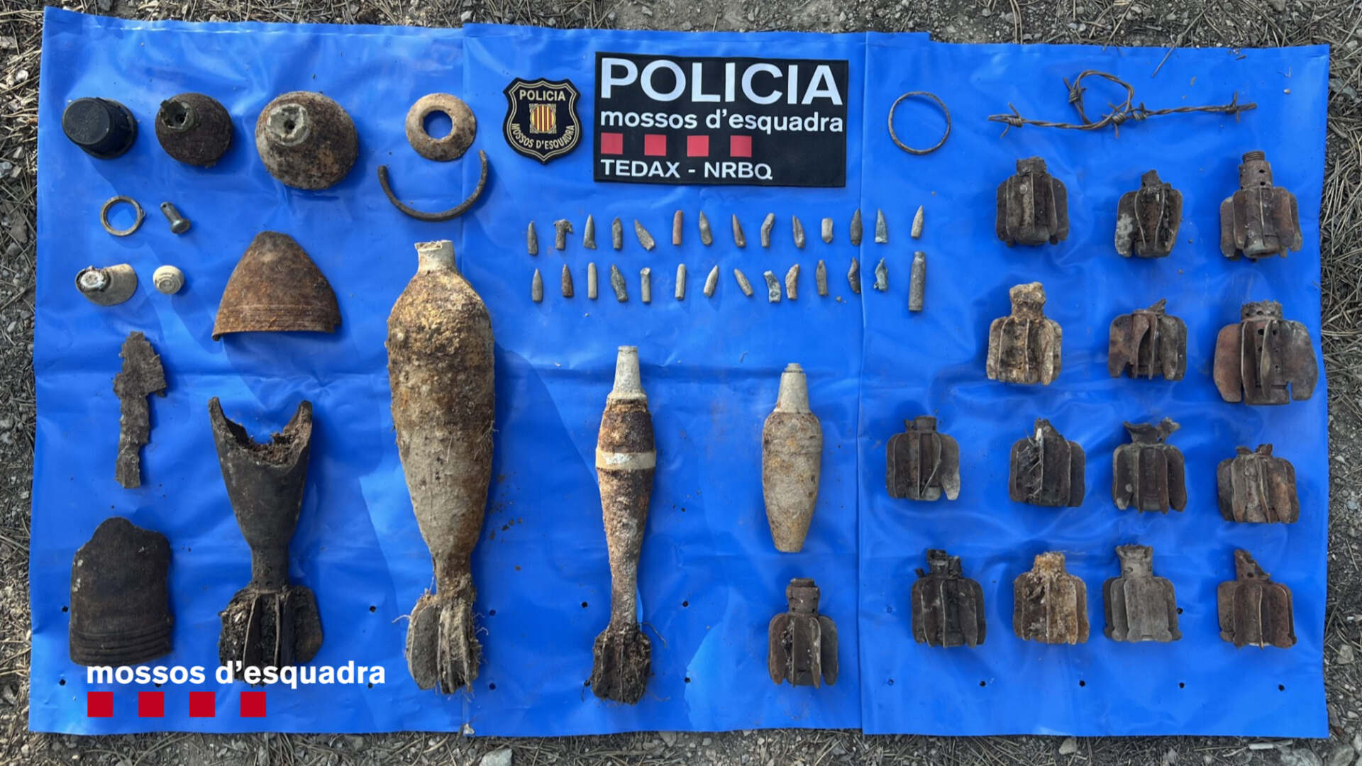 Fotos: Localitzen diferents artefactes explosius antics al Pirineu lleidatà